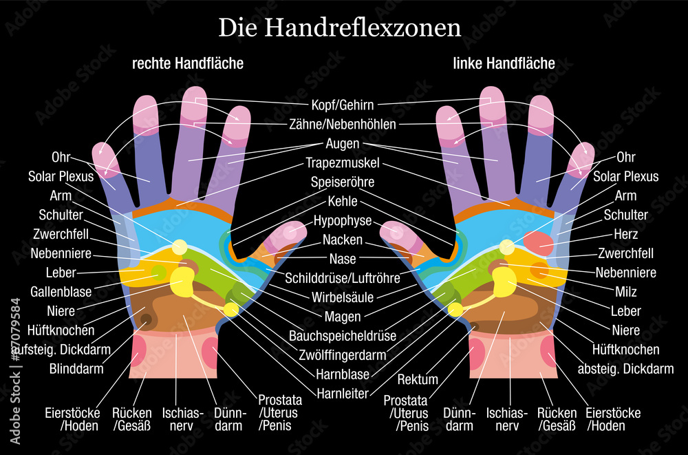 Luxus Akupressurpunkte Der Hand Bilder