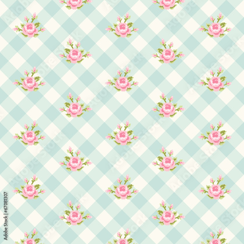 Retro rose pattern 11