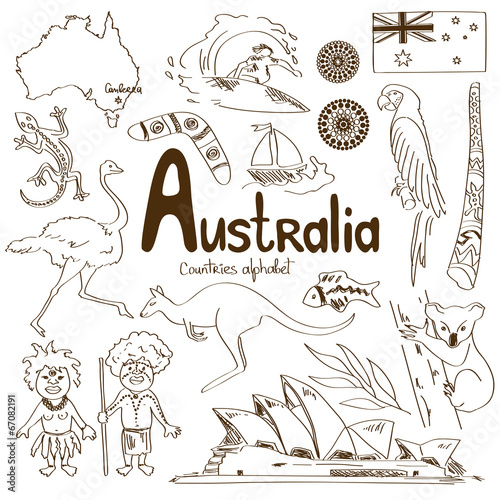 Collection of Australia icons