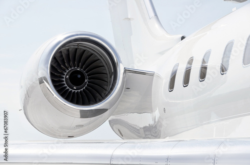 Wallpaper Mural Jet Engine on a Private Plane - Bombardier Torontodigital.ca