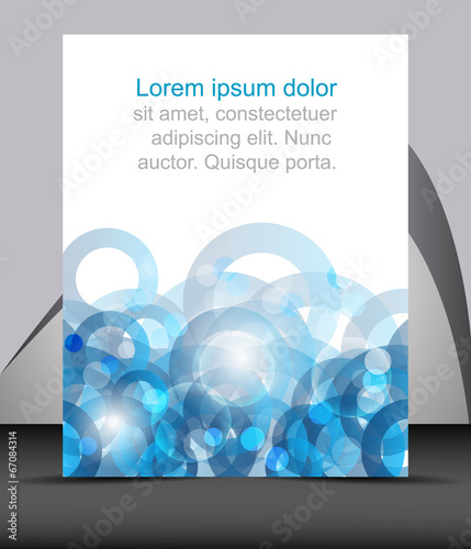 Professional business flyer template, cover design, brochure
