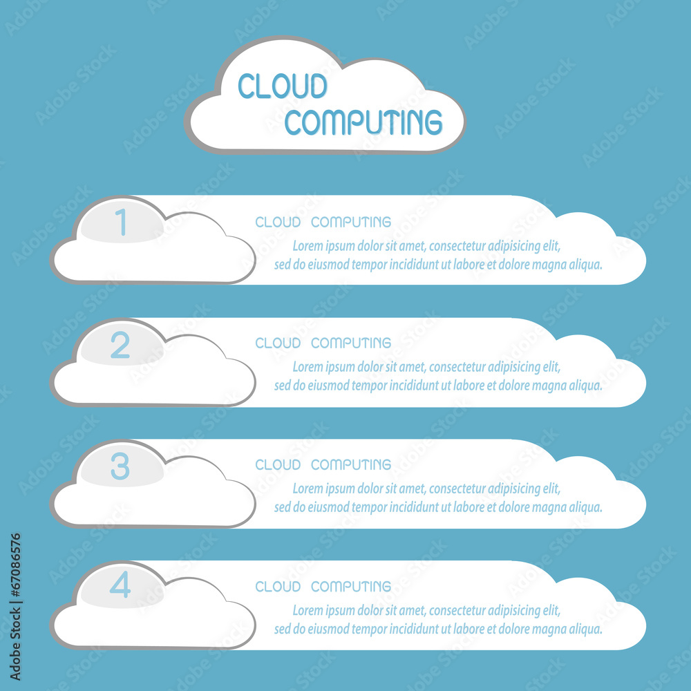 Communication through cloud computing info graphics Communication through cloud computing info graphics
