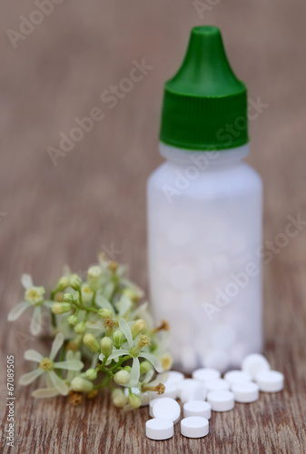 Pills made from medicinal neem flower