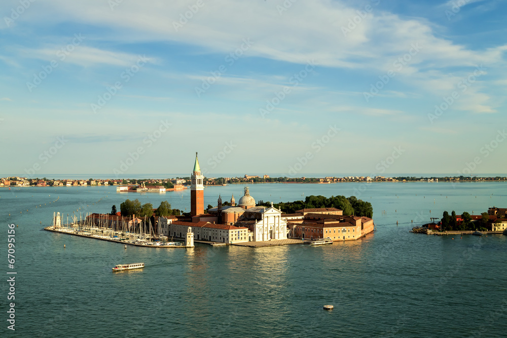 Aerial View of the Venetian Lagoon