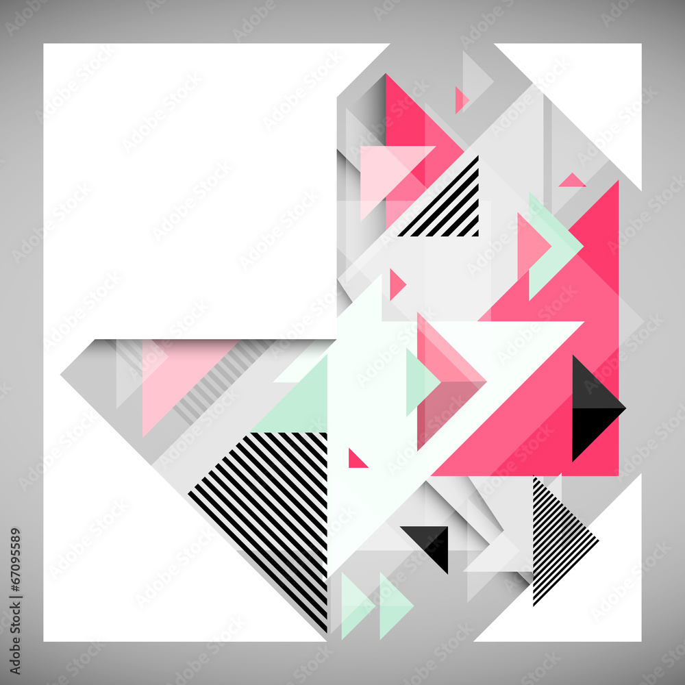 Abstract geometry background Abstract geometry background