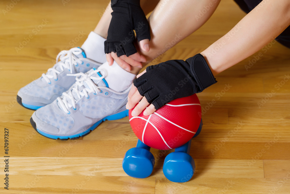 Fototapeta premium Resting at the Gym