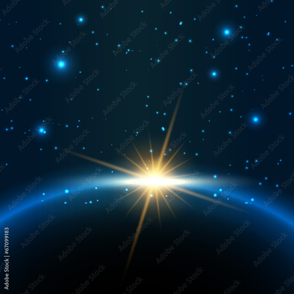 Fototapeta premium Space background