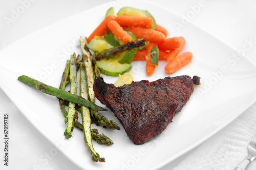 Healthy meal barbecue grill cookout meat steak vegetables