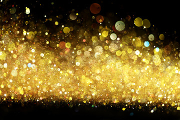 Gold glitter