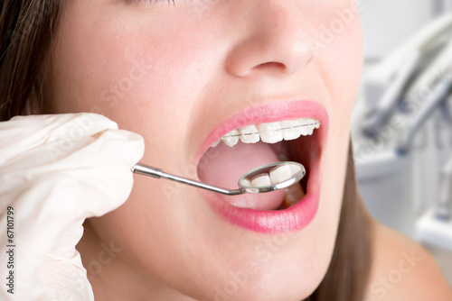 Close-Up of a Dentist at Work