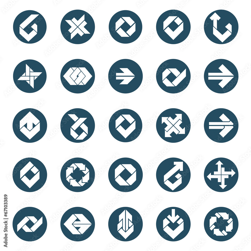 Abstract creative design elements vector collection, abstract bu Abstract creative design elements vector collection, abstract bu