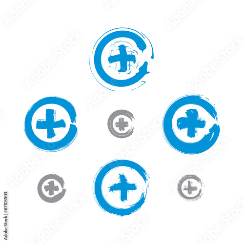Set of hand-drawn validatio...