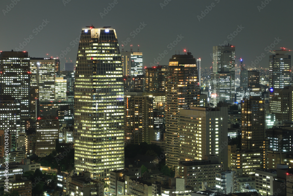 Tokyo cityscape at night Tokyo cityscape at night