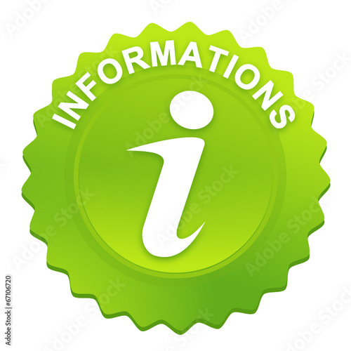 informations sur bouton web denté vert