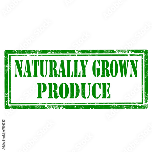 Naturally Grown Produce-stamp