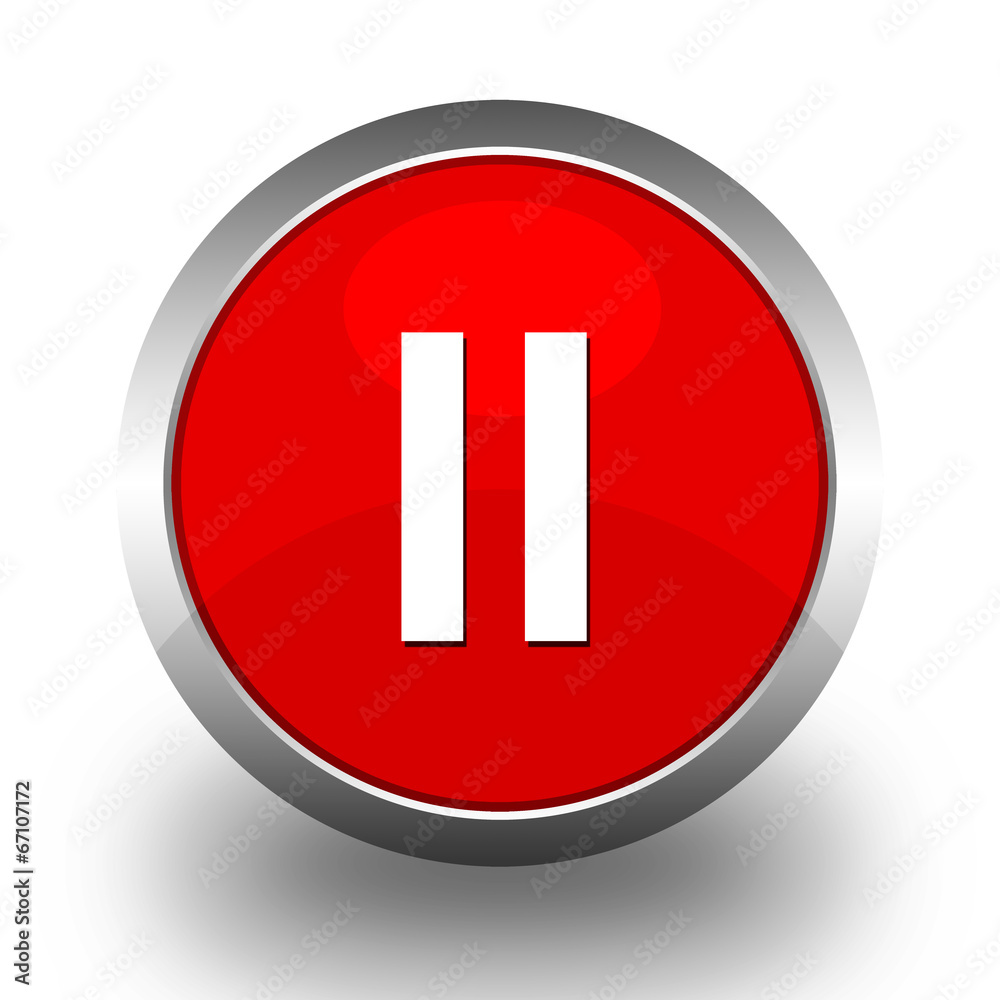 BOUTONS ICONES COLLECTION ROUGE Illustration Stock | Adobe Stock