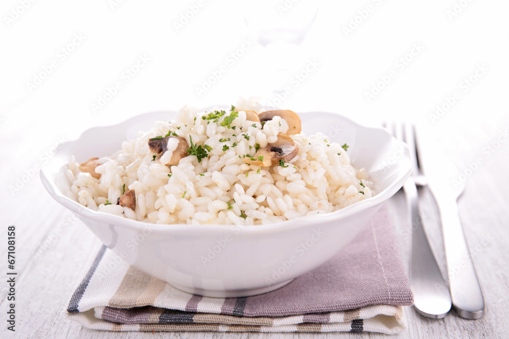 mushroom risotto mushroom risotto