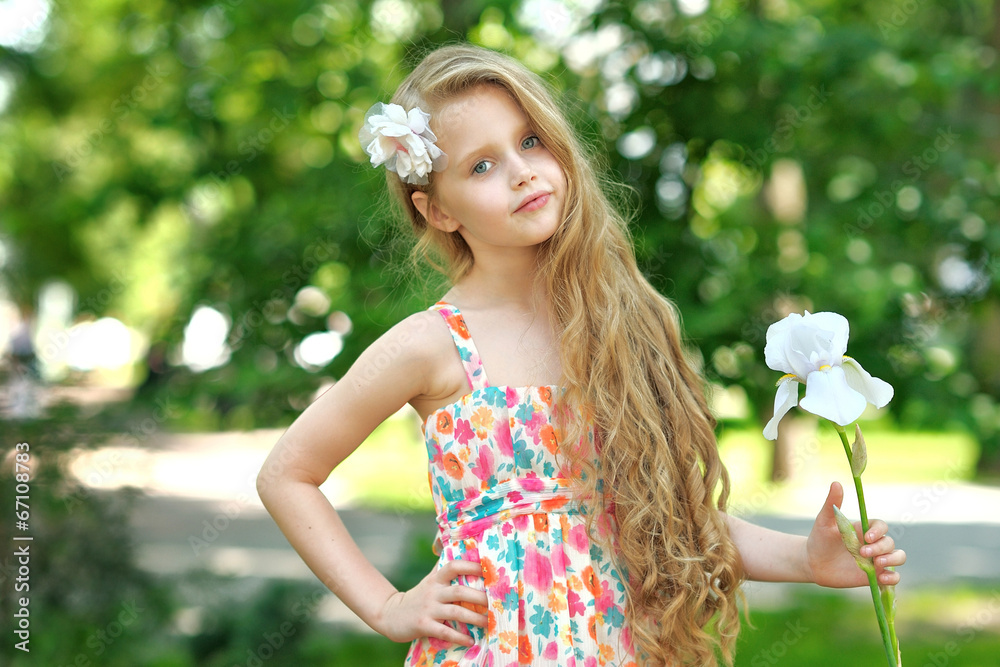 portrait of a beautiful fashion little girl portrait of a beautiful fashion little girl
