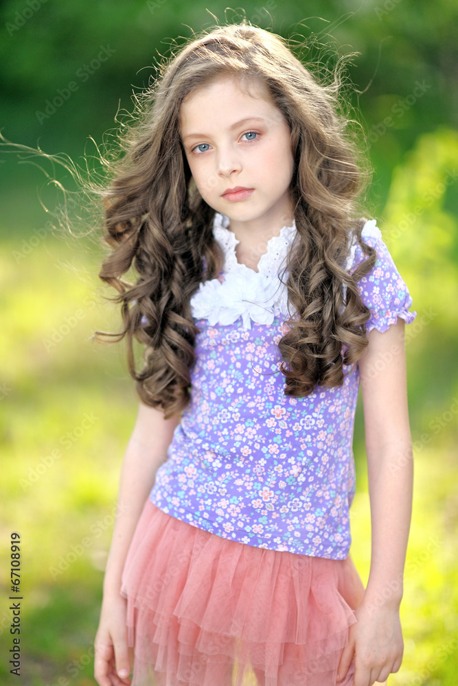 portrait of a beautiful fashion little girl portrait of a beautiful fashion little girl