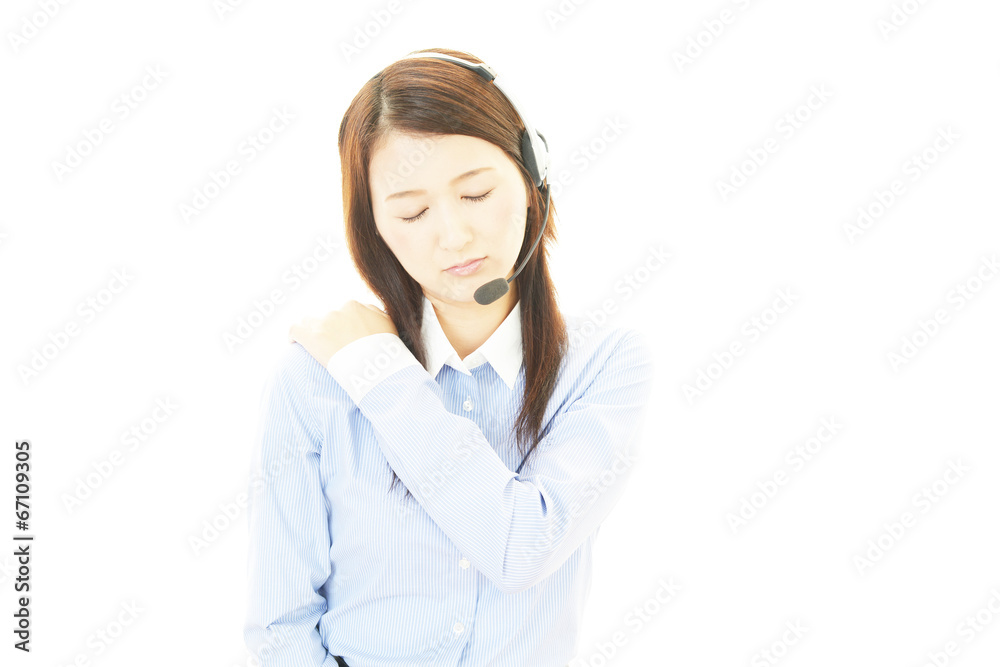 肩こりのオペレーター