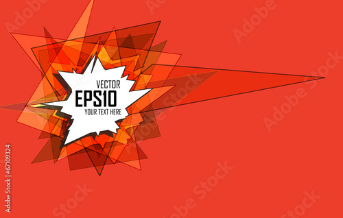 Abstract vector geometric colorful background