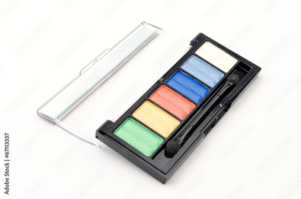 Isolated eye shadow makeup Isolated eye shadow makeup