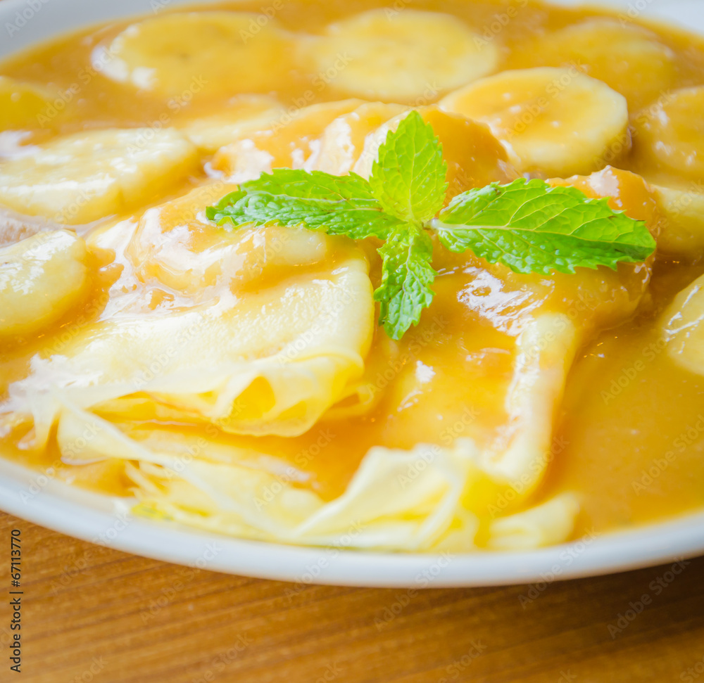 Crepe banana Crepe banana