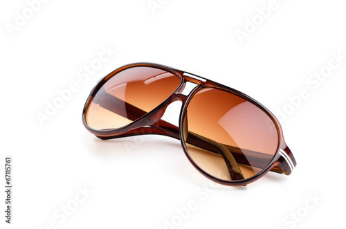 Sunglasses isolated white background