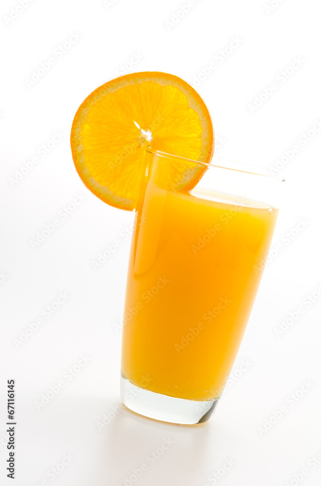 Orange juice glass Orange juice glass