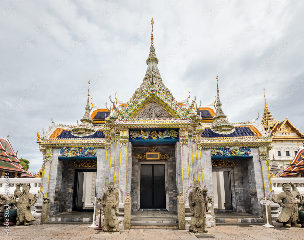 The Audience Hall ,Temple of Emerald Buddha The Audience Hall ,Temple of Emerald Buddha