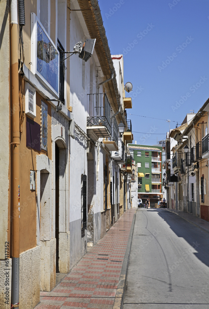 Calpe. Old town. Spain