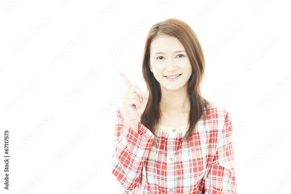 笑顔の女性 笑顔の女性