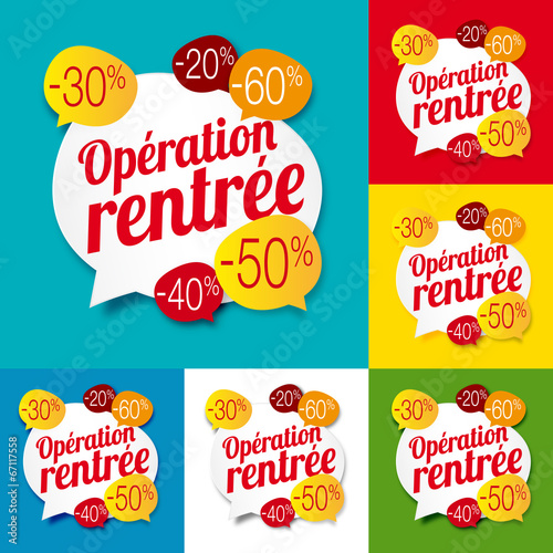 Opération rentrée