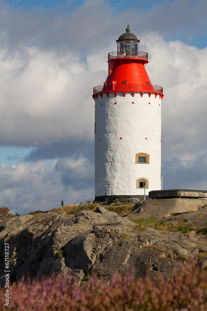 Lighthouse in Stockholm archipelago.