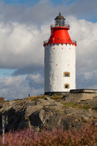 Lighthouse in Stockholm archipelago.