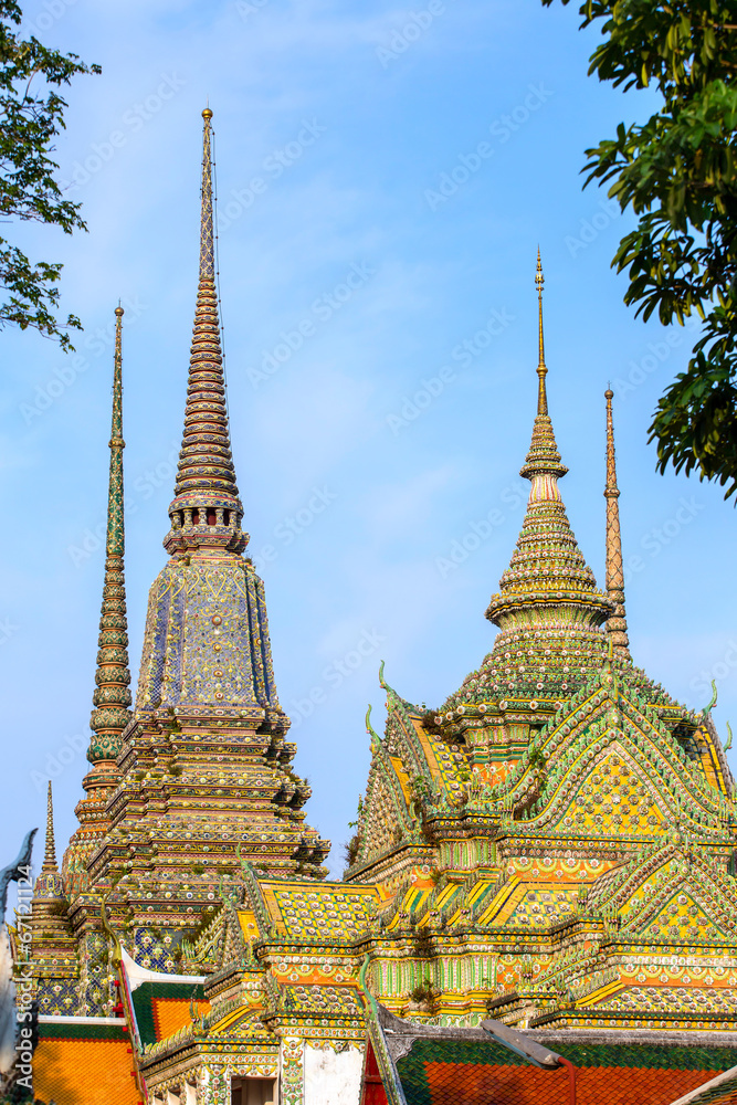 Wat Pho temple in Bangkok, Thailand