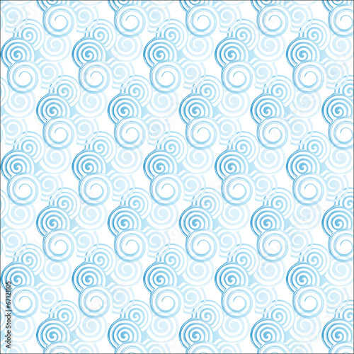 Light blue gradient spiral pattern