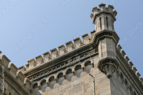 Detail of the castle of miramar