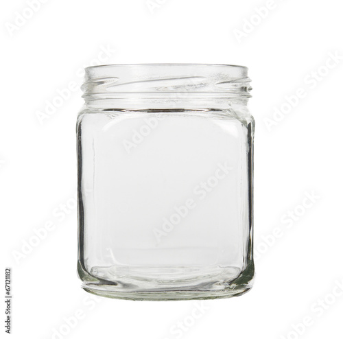 Empty Glass jar