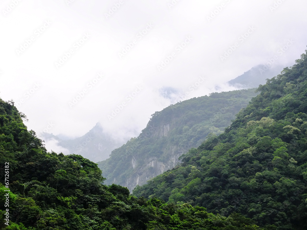 Taiwan Tropical Mountainscape