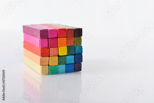 Slika na platnu Multicolored artist's pastels