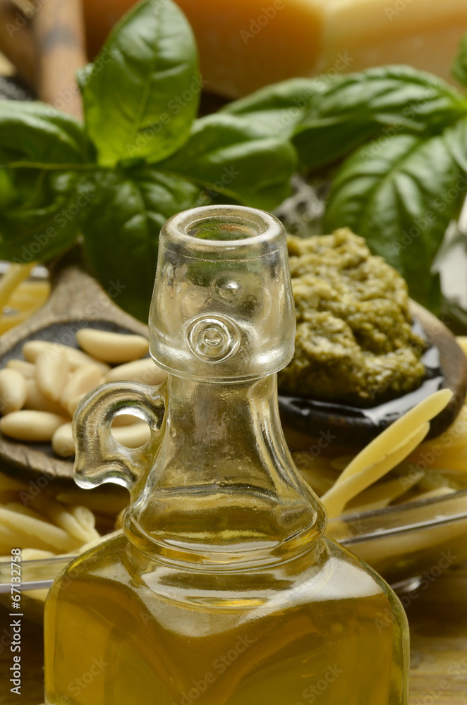 Trofiette liguri al pesto genovese Italienska köket Trofiette liguri al pesto genovese Italienska köket