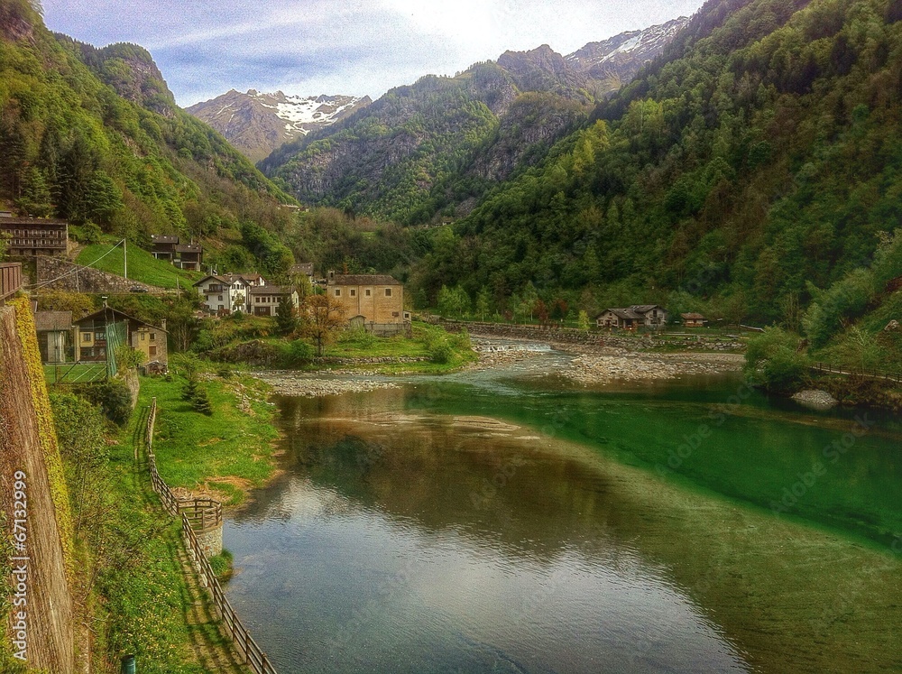 Fototapeta premium Lago di Rimasco