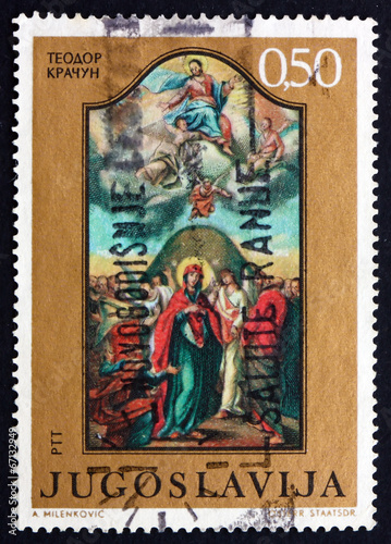 Postage stamp Yugoslavia 1970 Ascension, by Teodor D. Kracum