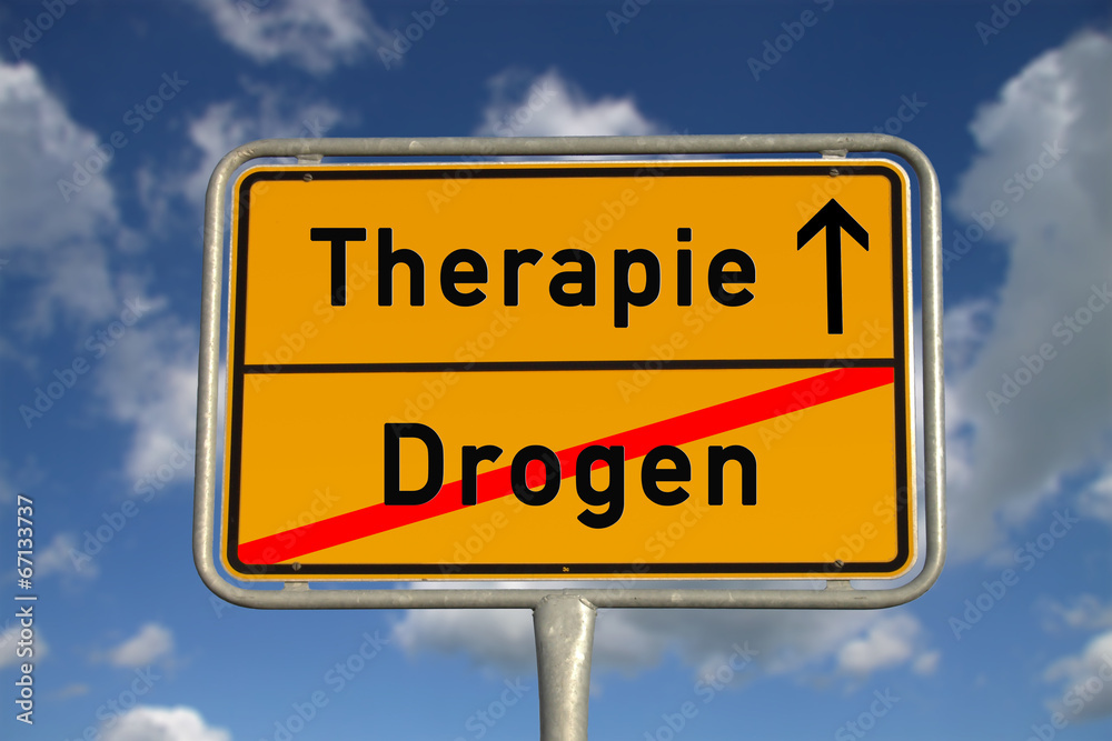 Deutsches Ortsschild Therapie Drogen Deutsches Ortsschild Therapie Drogen