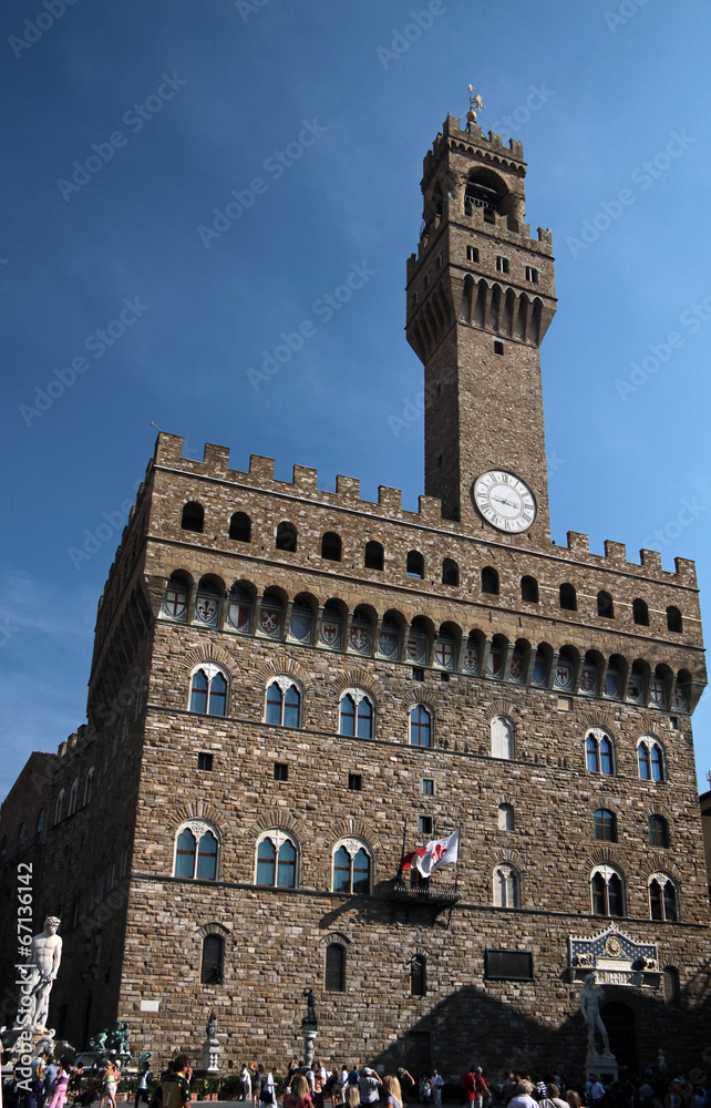 Palazzo Vecchio am Piazza della Signoria