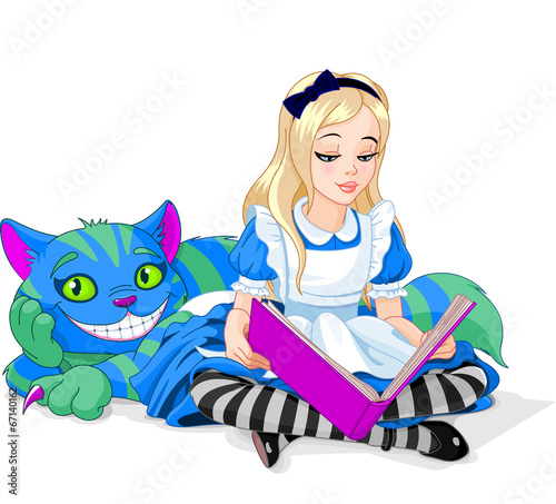 Alice and Cheshire Cat