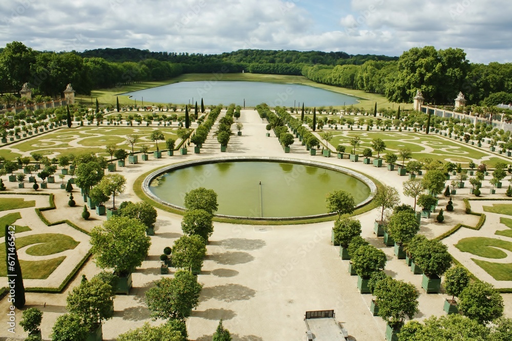 ヴェルサイユ宮殿 庭園 Stock Photo Adobe Stock