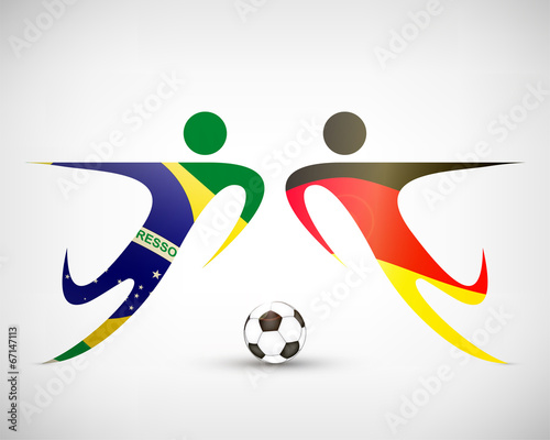 Fußball - Deutschland gegen Brasilien