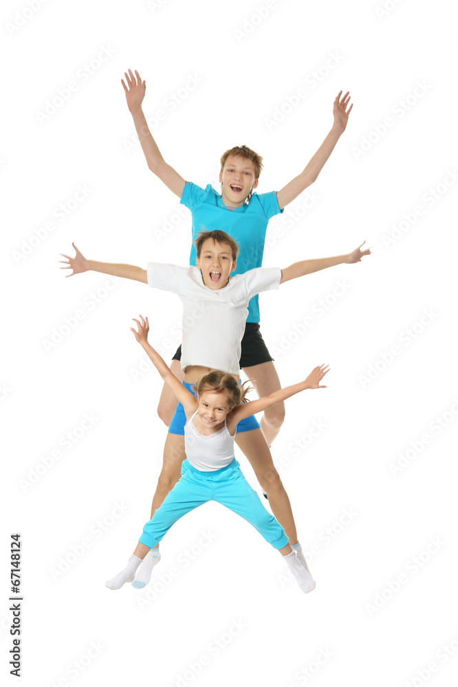 Jumping children